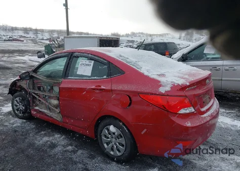 2016 Hyundai Accent Se from USA, damaged, VIN KMHCT4AE0GU116819
